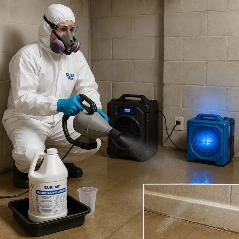 Sanitization and Odor Removal process in Pineville, NC