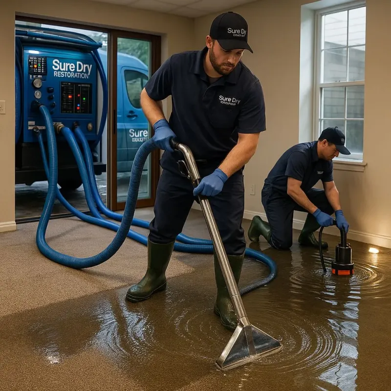 Water Extraction and Removal process in Pineville, NC